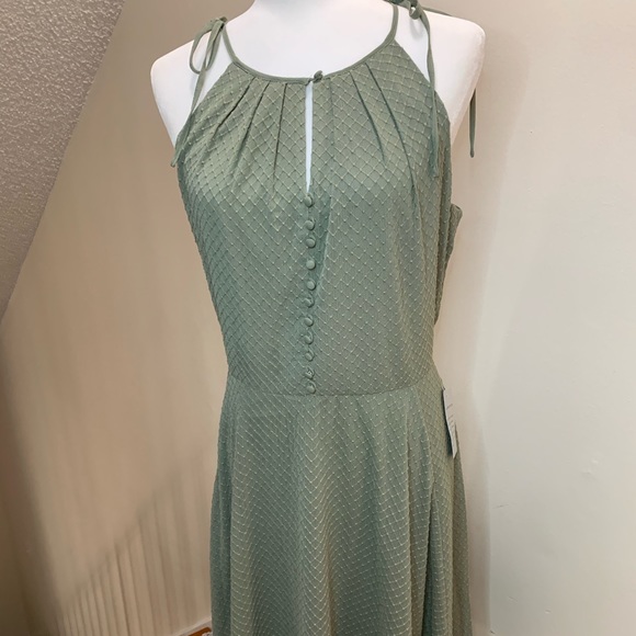 GAL MEETS GLAM Lenore Embroidered Chiffon Dress 12 - Picture 6 of 11